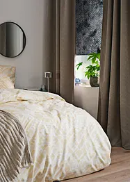 Jacquardvevd mørkleggingsgardin (1-pack), bonprix