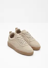 Sneakers i skinn, bonprix