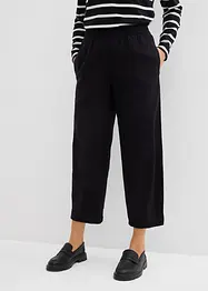 Slip on-bukse med lin, 7/8-lengde, bonprix