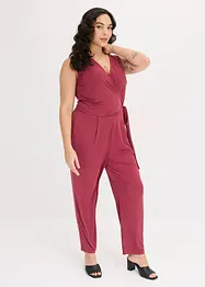Jumpsuit i jersey med knutedetalj, bonprix