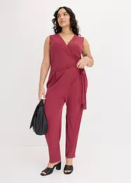 Jumpsuit i jersey med knutedetalj, bonprix