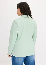 Twill-blazer med stretch og knytebelte, bonprix