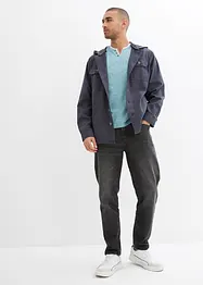 Classic Fit-jeans med stretch og kortere ben, Tapered, bonprix