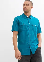 Kortermet skjorte skjorte i lett materiale, bonprix