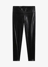 Skimrende leggings i imitert skinn, bonprix