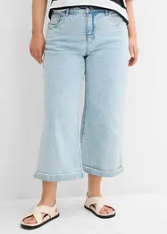 Wide Leg-jeans High Waist, cropped, bonprix