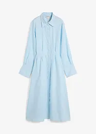Skjortekjole i lin, bonprix