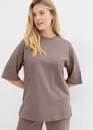 Lang topp i interlock-materiale, bonprix