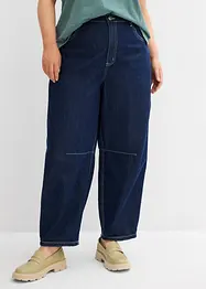Balloon-jeans High Waist komfortlinning, supersoft, cropped, bonprix