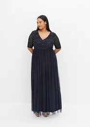 Maxikjole med paljettbroderi, bonprix