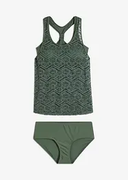 Tankini i blondemateriale (2-delt sett), bonprix