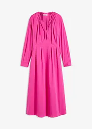 Maxikjole i poplin, bonprix