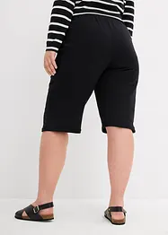 Bermudashorts i trikotmateriale med oppbrett, bonprix