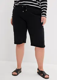 Bermudashorts i trikotmateriale med oppbrett, bonprix