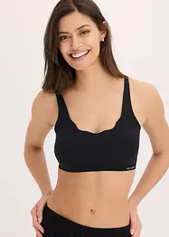 Vattert Feel Comfort Lasercut T-skjorte-BH uten bøyle, bonprix