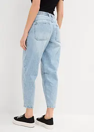 Barrel-jeans Mid Waist Low Stretch, cropped, bonprix