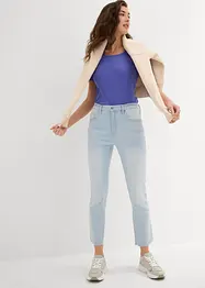 Flared-jeans High Waist, cropped, bonprix