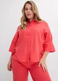 Bluse i kjølende linmiks, bonprix