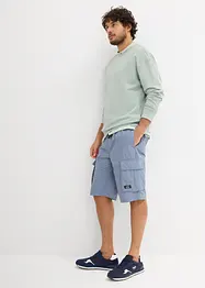 Pull on-bermudashorts med komfortsnitt og cargolommer, Regular Fit, bonprix