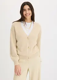 Grovstrikket cardigan, bonprix