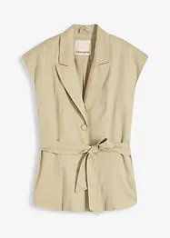 Ermeløs blazer i lyocell, bonprix