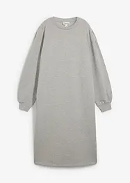 Sweatshirtkjole med puffermer, bonprix