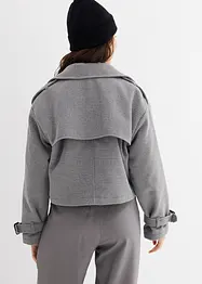 Trenchjakke i ull-stil, bonprix