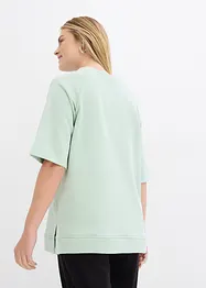 Sweatshirt med sidesplitter, bonprix