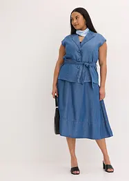 Ermeløs blazer i lyocell, bonprix