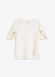 Oversized topp i lett viskosemiks, bonprix