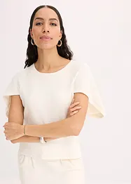 Oversized topp i lett viskosemiks, bonprix