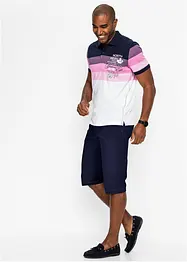 Kortermet poloskjorte i jersey i 100% bomull, bonprix