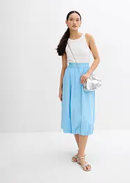 Ballongskjørt i 100% bomull, bonprix