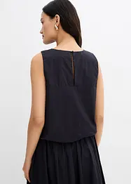 Blusetopp i 100% bomull, bonprix