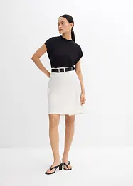 Miniskjørt i twill, bonprix