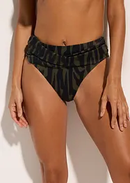 High Waist-bikinibukse med høy benskjæring, bonprix