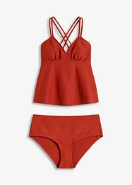 Tankini i strukturmateriale (2-delt sett), bonprix