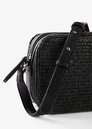 Skulderveske i strå-look, bonprix