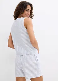 Blusetopp i 100% bomull, bonprix