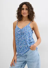 Stroppetopp i lett viskose med blomstermønster, bonprix