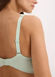 T-skjorte-BH med bøyle og økologisk bomull (2-pack), bonprix