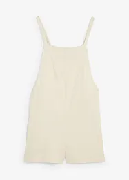 Kort jumpsuit i luftig lin-miks, bonprix
