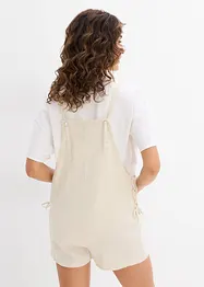 Kort jumpsuit i luftig lin-miks, bonprix