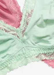 Feel Comfort-bralette i mykt materiale (2-pack), bonprix
