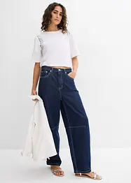 Oversized topp av ren økologisk bomull, bonprix