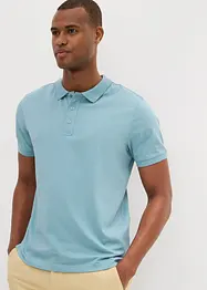 Jersey-poloskjorte (2-pack) i ren økologisk bomull, bonprix