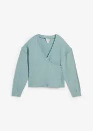 Blusetopp i ren bomull, bonprix
