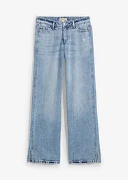 Loose Straight-jeans Mid Waist, Low Stretch, bonprix