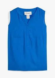 Blusetopp i lett viskose, bonprix