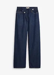 Wide Leg-jeans Mid Waist, Low Stretch, bonprix